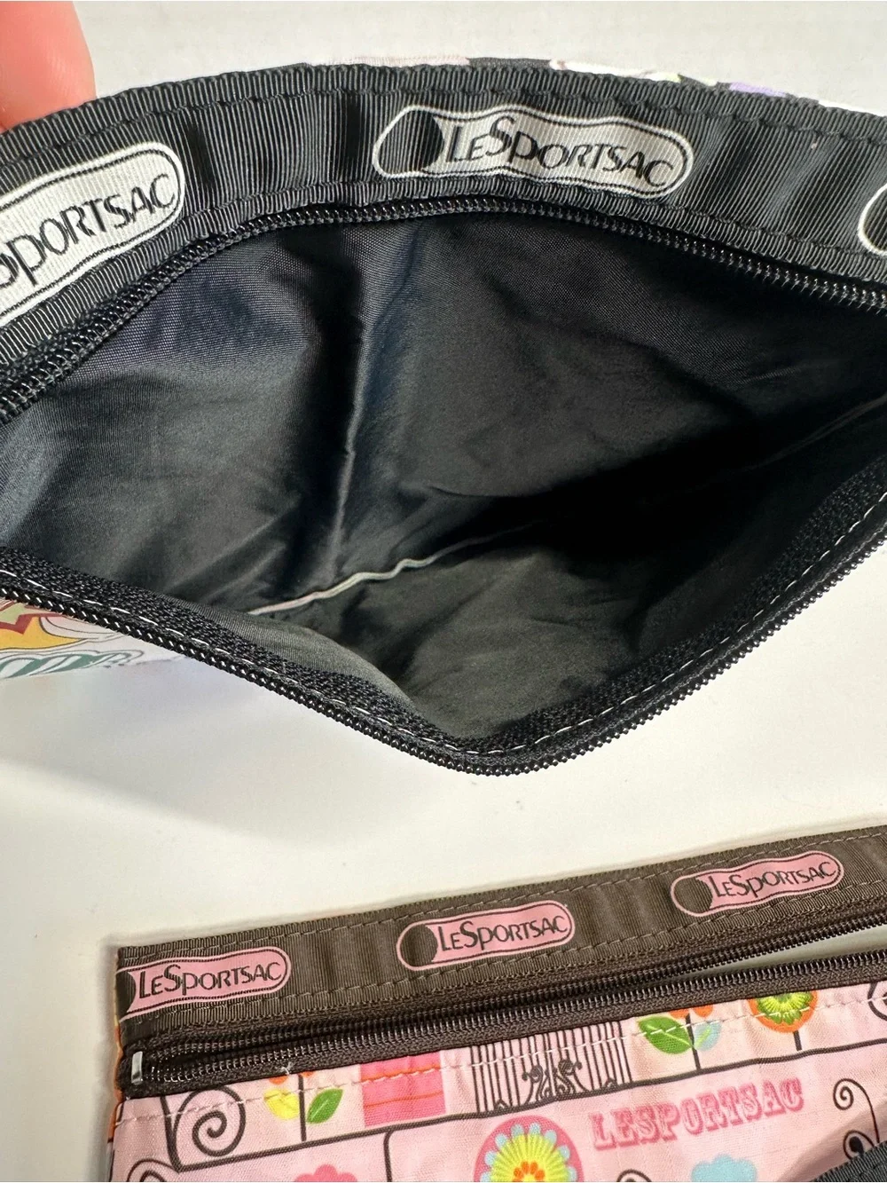 Lesportsac Colorful Patterned Bandana Set - Pink, Black, Green, Yellow